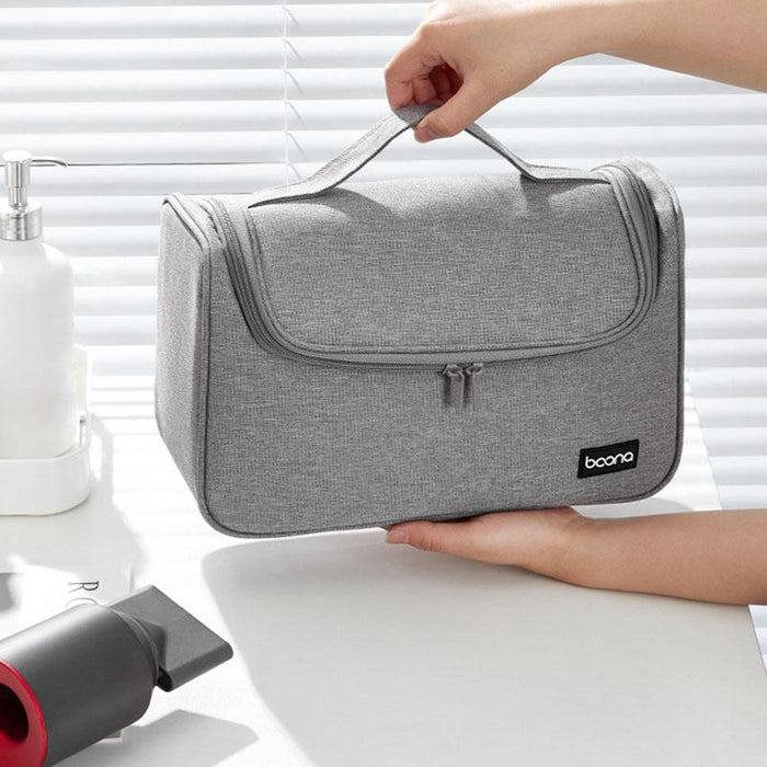Portable Hair Dryer Storage Bag With Hook Large Capacity