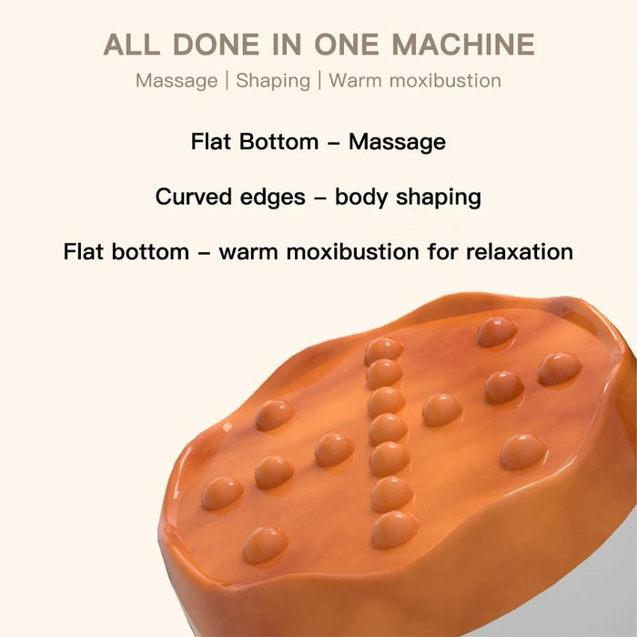 9-Speed Electric Hot Compress Massager For Whole Body Gua Sha