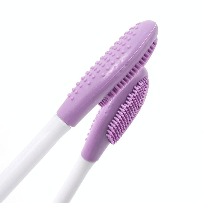 2Pcs Dual Head Silicone Face Mask Brush Cleansing & Massage Applicator