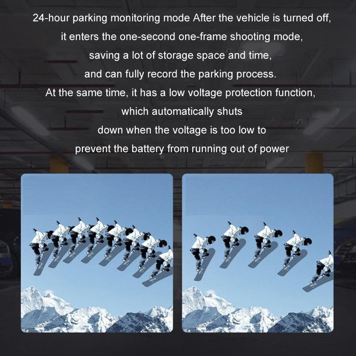 2K Ultra-Clear 360-Degree Rotating Driving Recorder Wifi Cigarette Lighter No Tf Card