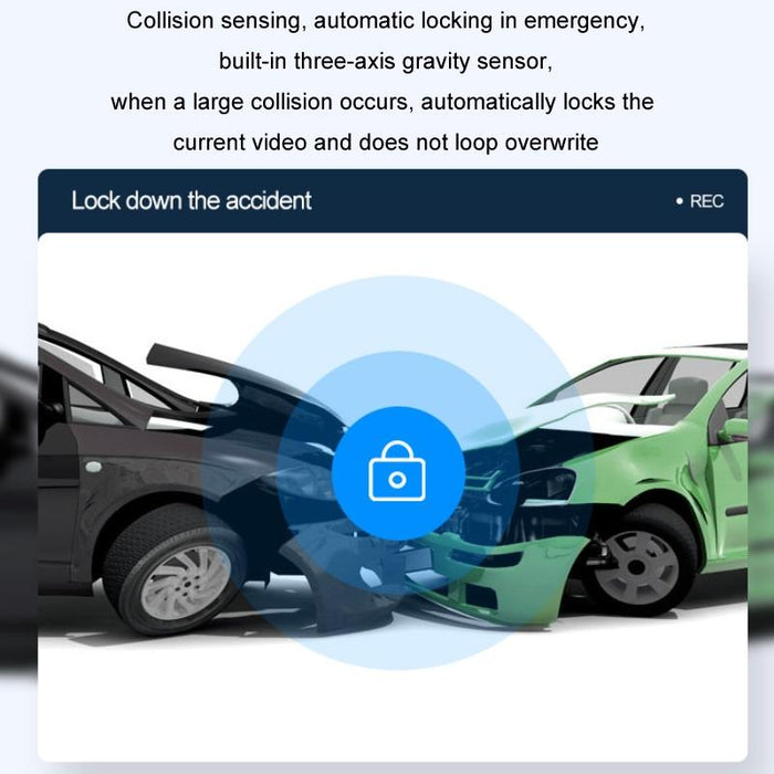 2K Ultra-Clear 360-Degree Rotating Driving Recorder Wifi Cigarette Lighter No Tf Card