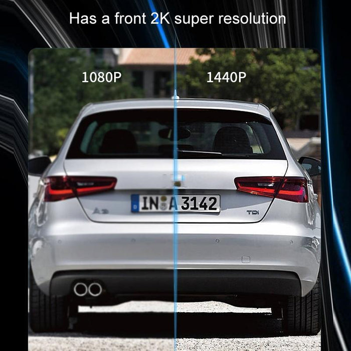 2K Ultra-Clear 360-Degree Rotating Driving Recorder Wifi Cigarette Lighter No Tf Card