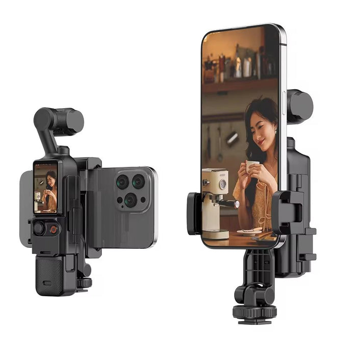 3 Cold Shoe Phone Holder For Dji Osmo Pocket Expand Bracket Black
