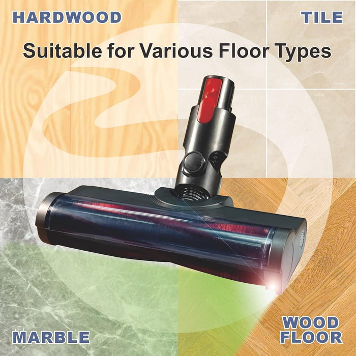 Led Floor Brush For Vacuum Green Light