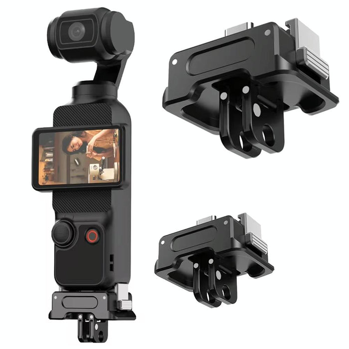 Quick Release Mount Adapter For Dji Osmo Pocket 3 Camera 1 / 4 Inch Hole
