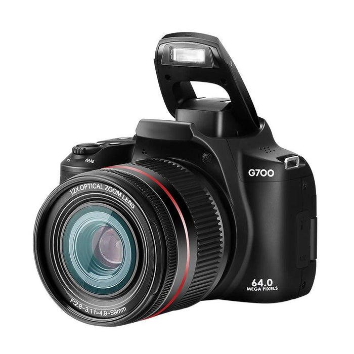 4K Wifi Camcorder With 12X Optical Zoom