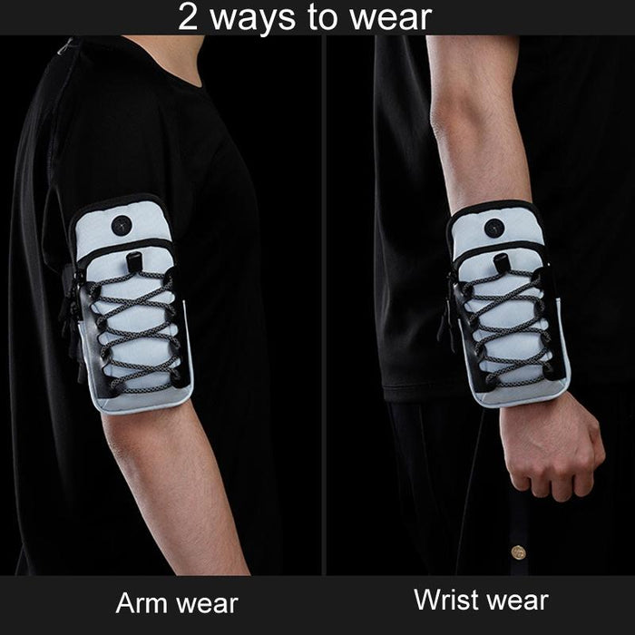 Reflective Cell Phone Arm Bag For Outdoor Fitness