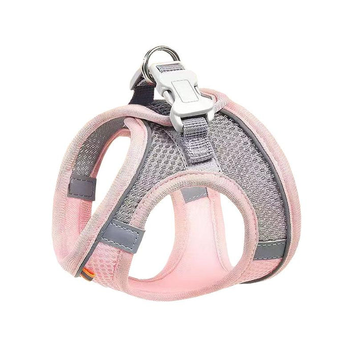 Breathable Reflective Dog Harness With Leash Blue+1.5M