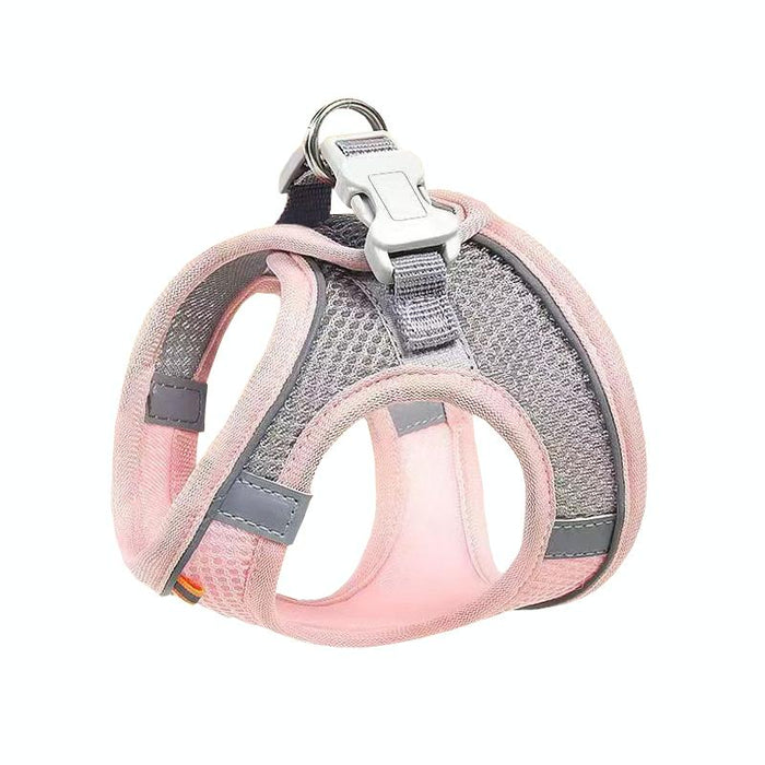 Breathable Reflective Dog Harness With Leash Blue+1.5M