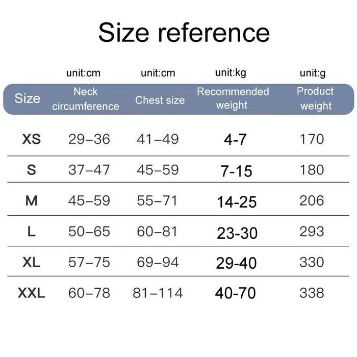 Explosion Proof Large Dog Harness With Leash Black+1.5M