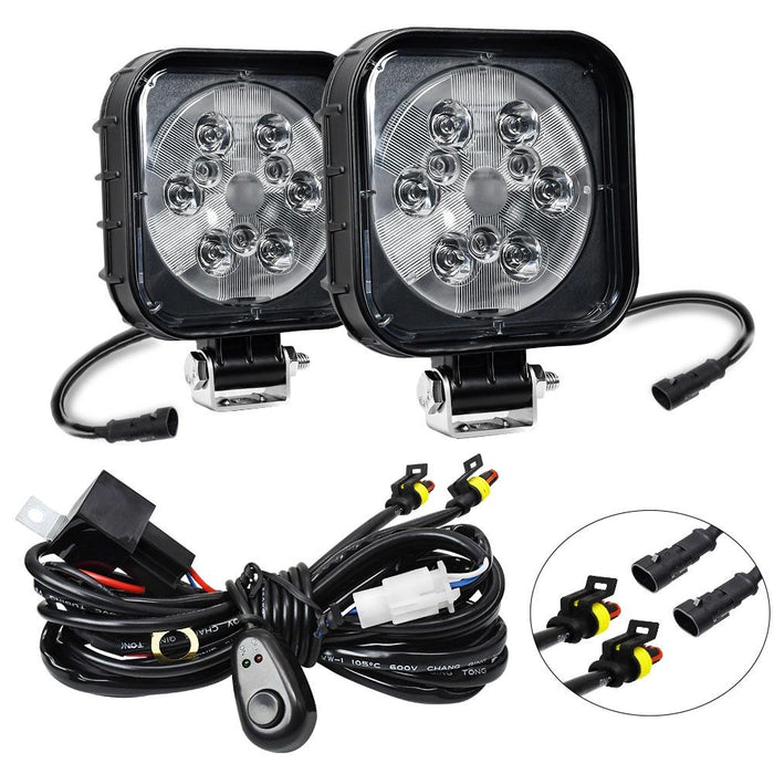 12W 9 - 30V Car Mixed Light Work Light With Wire Set