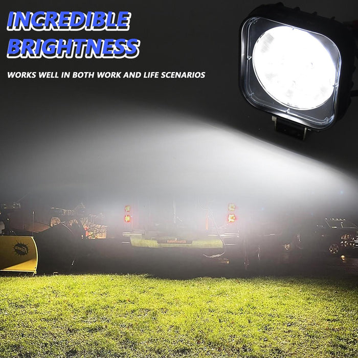 12W 9 - 30V Car Mixed Light Work Light With Wire Set