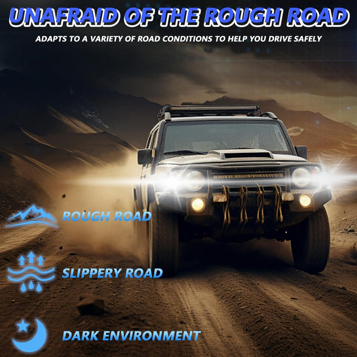 12W 9 - 30V Car Mixed Light Work Light With Wire Set