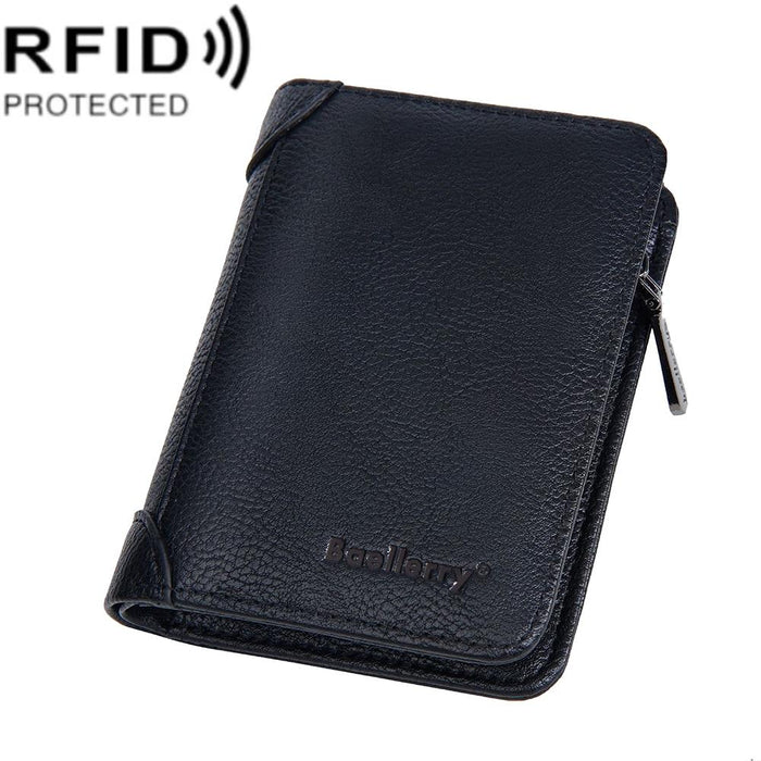 Rfid Anti Theft Tri Fold Short Wallet Baellerry