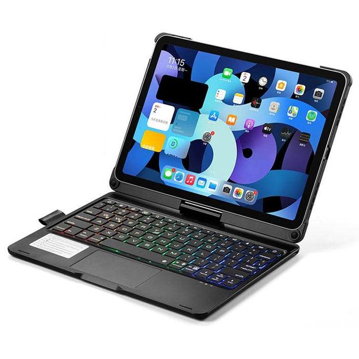 360 Degree Rotation Bluetooth Keyboard Case With Backlight For Ipad Air 11 2024 / Air 5 / Air 4 10.9 / Pro 11 2022 2021 2020 2018