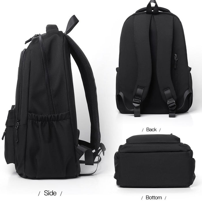 Versatile Solid Backpack For Teens & Adults