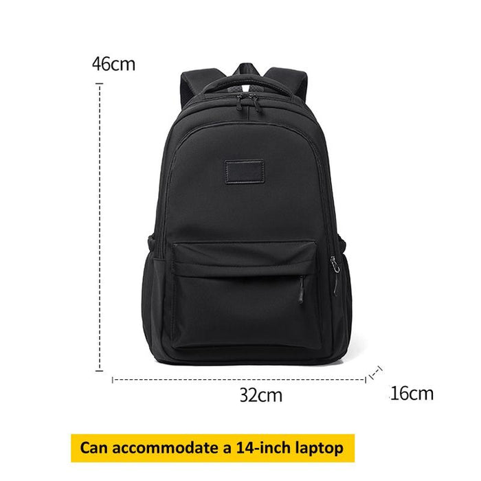 Versatile Solid Backpack For Teens & Adults