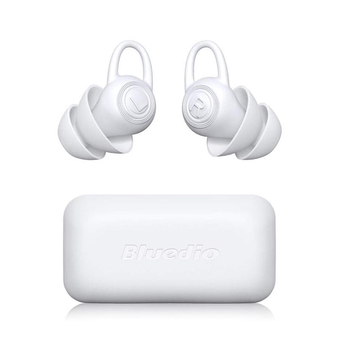 Silicone Earplugs With Storage Case White