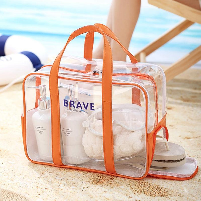 Waterproof Sports Tote For Toiletries & Makeup
