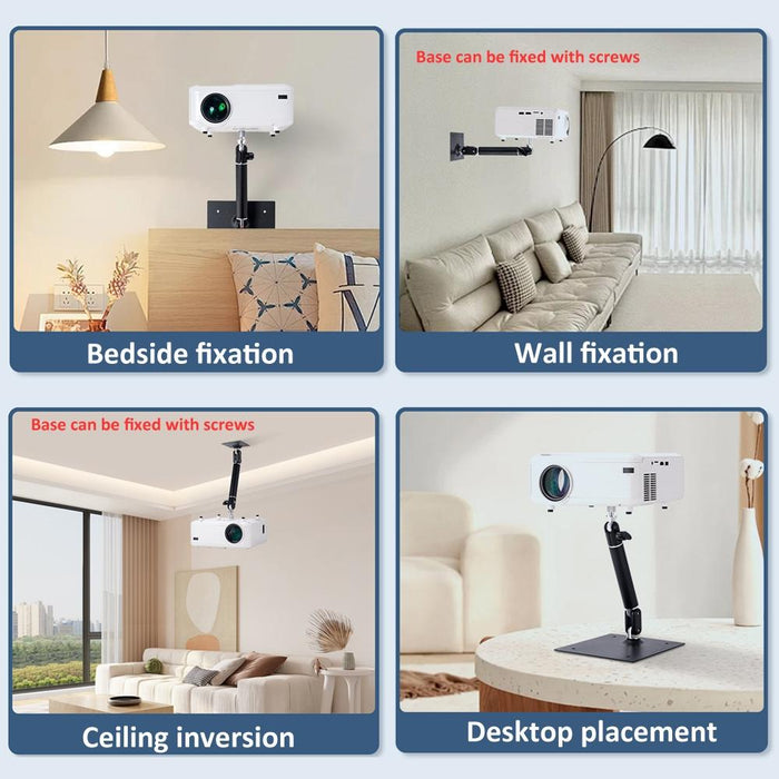 360-Degree Rotating Metal Projector Stand