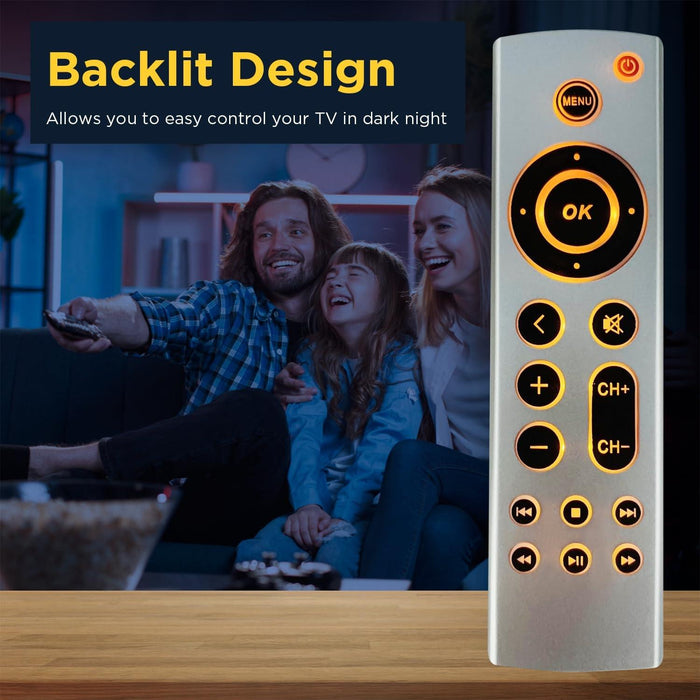 Backlit Remote For Apple Tv 4K / Hd A2169 A1842 A1625