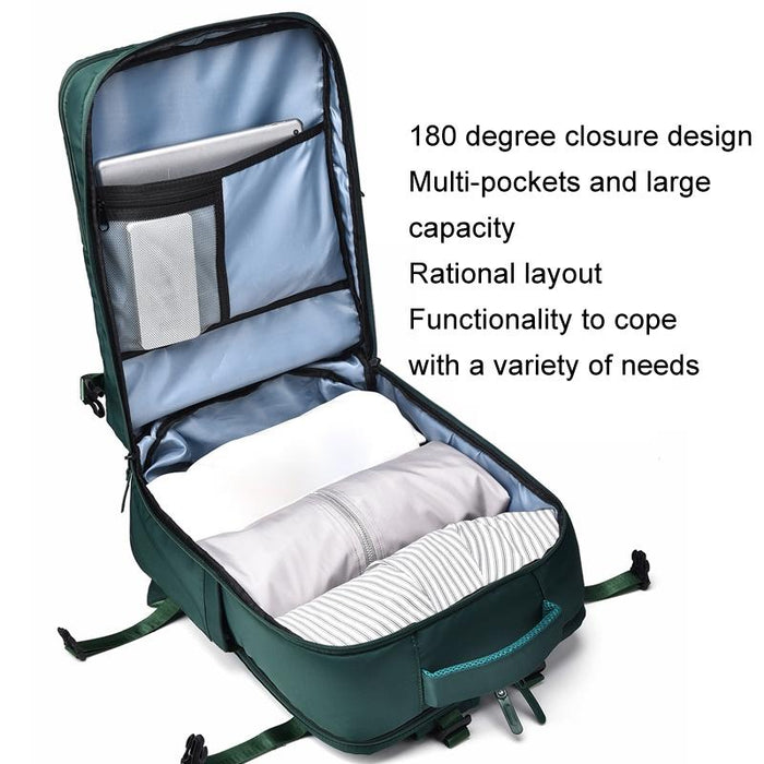 Spacious Business Travel Backpack Fits Laptop