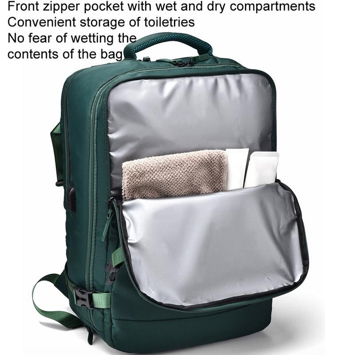 Spacious Business Travel Backpack Fits Laptop
