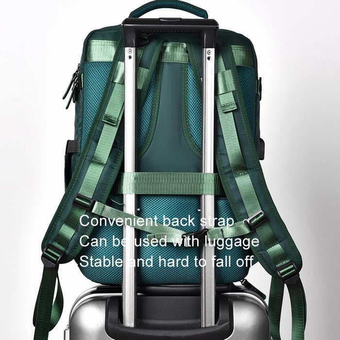 Spacious Business Travel Backpack Fits Laptop