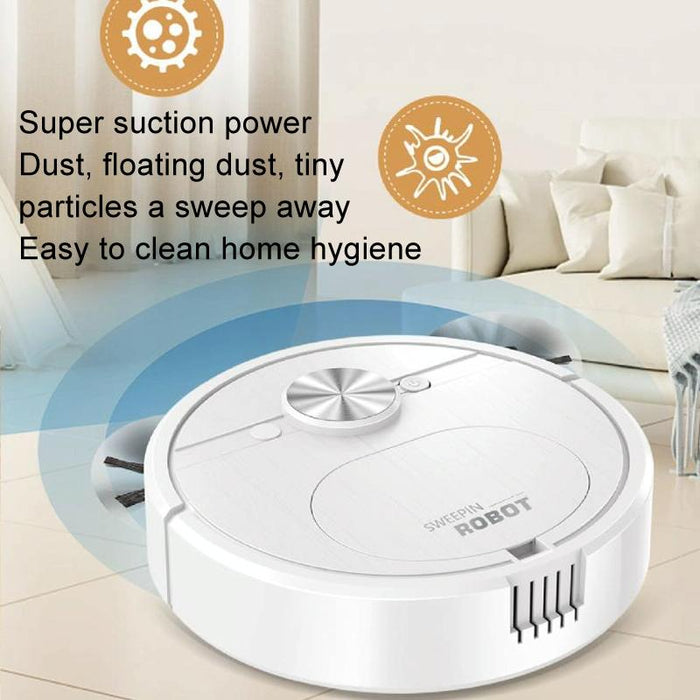 3-In-1 Rechargeable Smart Sweeper Automatic Home Floor Cleaner