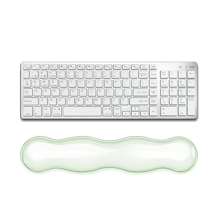Large Green Silicone Keyboard Wrist Rest & Mouse Pad