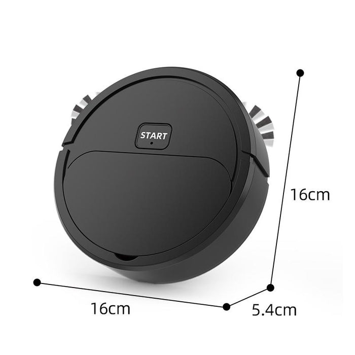 3-In-1 Automatic Mini Sweeping Robot Black