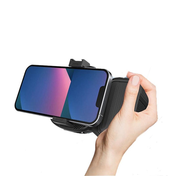 Phone Camera Grip W / Cold Shoe Bluetooth Remote & Fill Light