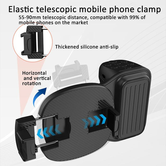 Phone Camera Grip W / Cold Shoe Bluetooth Remote & Fill Light