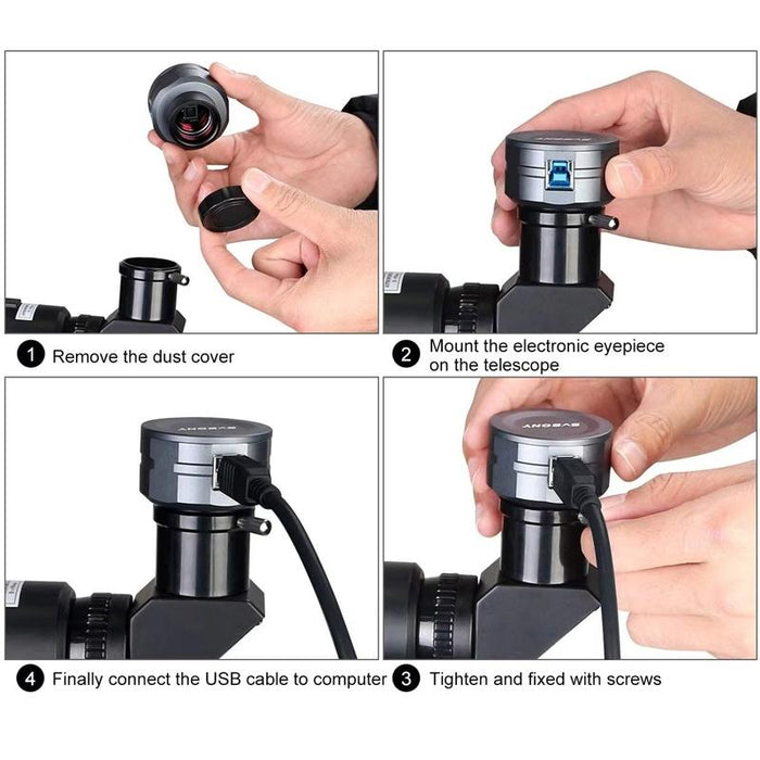 1.25 Inch 8Mp Usb3.0 Electronic Eyepiece
