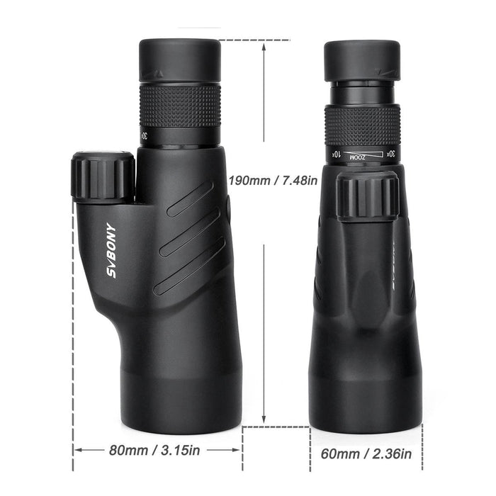 10-30X50 Large Caliber High Definition Waterproof Continuous Zoom Monoculars