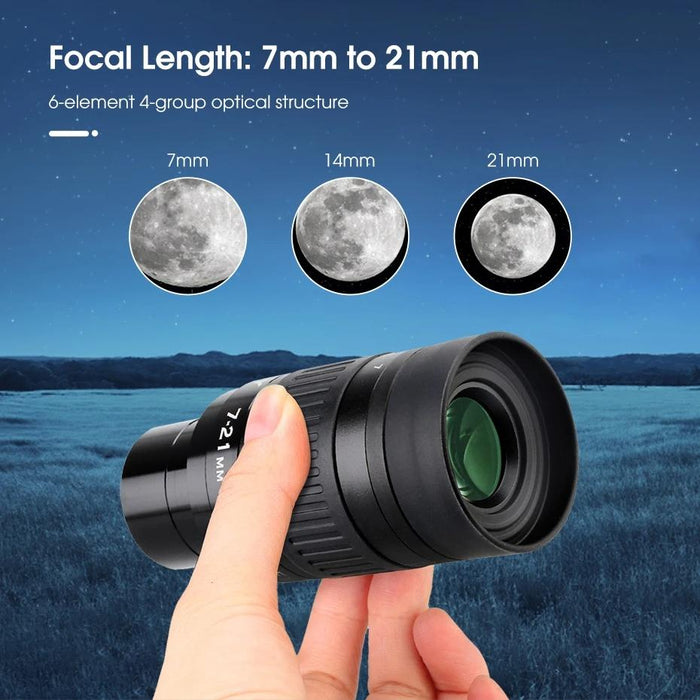 1.25 Inch 7-21Mm Zoom Eyepiece