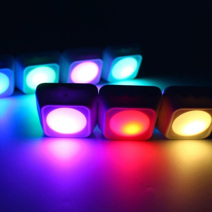 Rgb Led Night Light Set 2 Remotes 6 Lights
