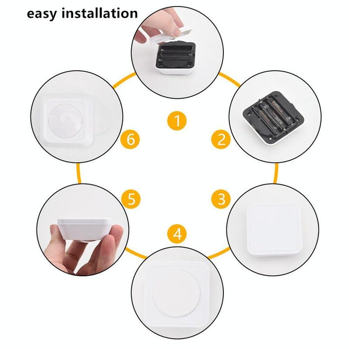 Rgb Led Night Light Set 2 Remotes 6 Lights