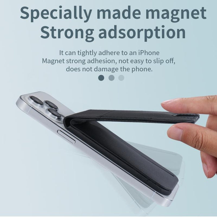 3 In 1 Magnetic Wireless Charger With Card Holder And Phone Bracket