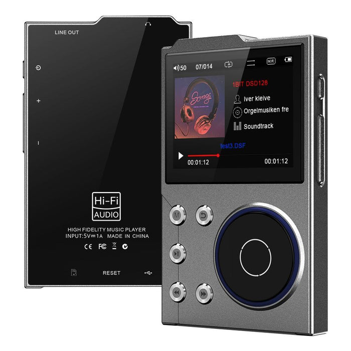 2.4 Inch Hifi Bluetooth Music Player Dsd256 Mastering Sound Quality 16Gb+16Gb Memory