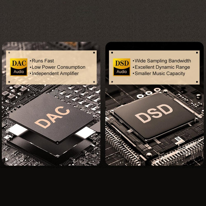 2.4 Inch Hifi Bluetooth Music Player Dsd256 Mastering Sound Quality 16Gb+16Gb Memory