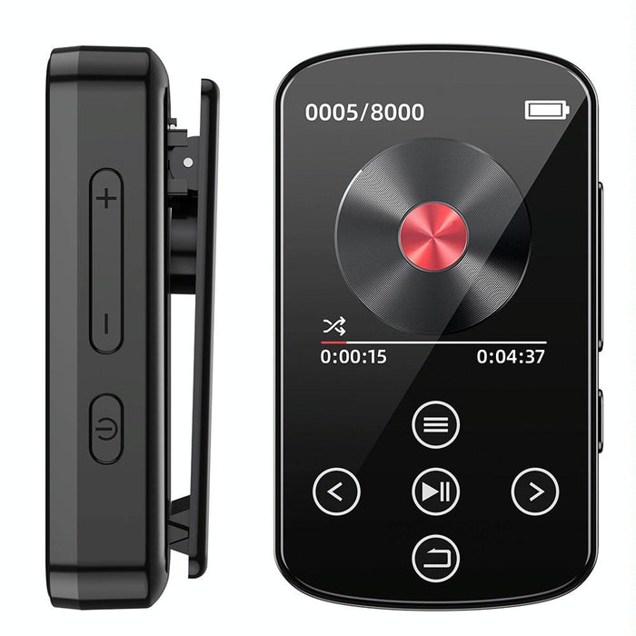 Touch Screen Mp3 Bluetooth Music Player 128Gb Memory Hifi Sports Clip