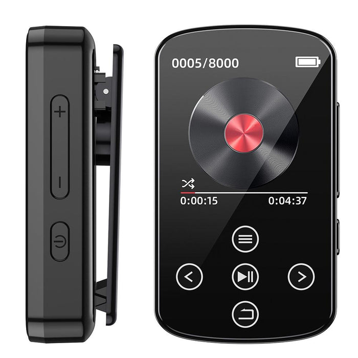 Touch Screen Mp3 Bluetooth Music Player 128Gb Memory Hifi Sports Clip