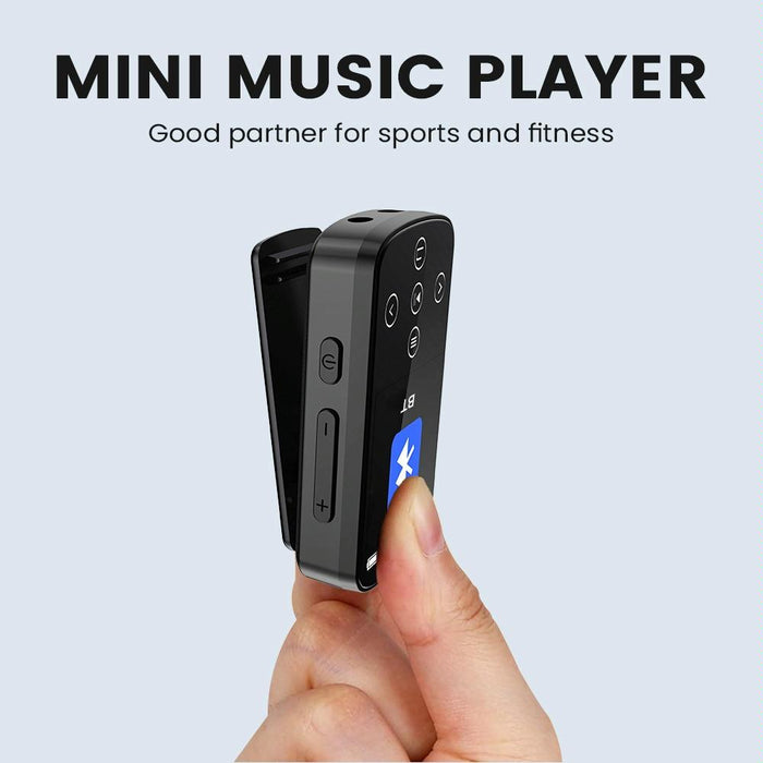 Touch Screen Mp3 Bluetooth Music Player 128Gb Memory Hifi Sports Clip