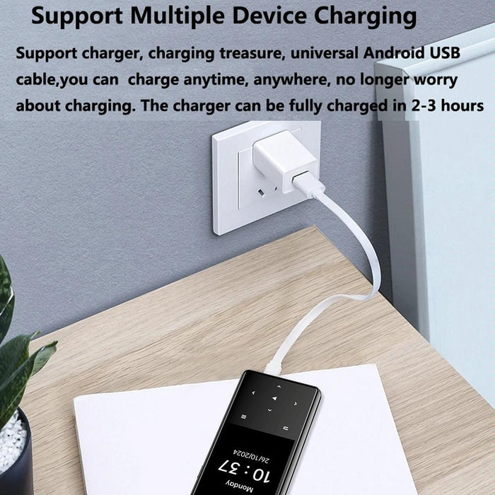 16Gb Portable Bluetooth Mp3 / Mp4 Music Player Black