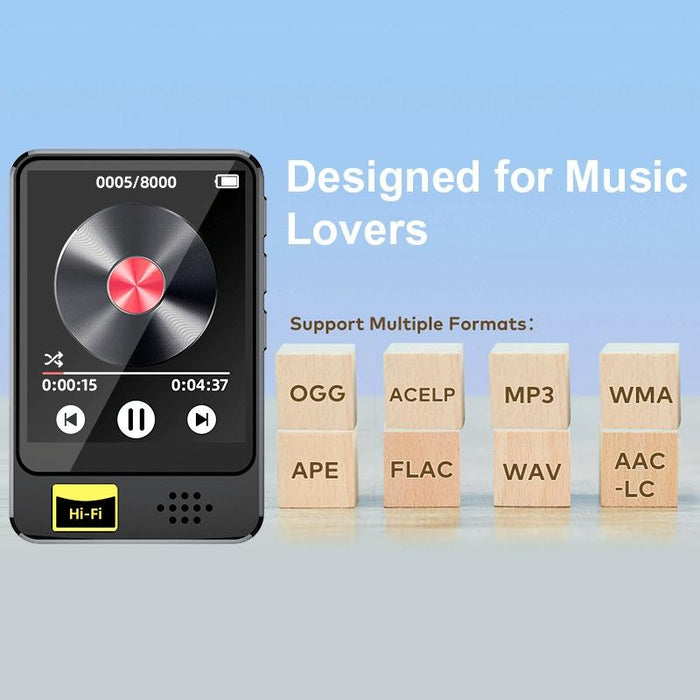 128Gb Bluetooth Mp3 / Mp4 Music Player With Radio & E Book Playback