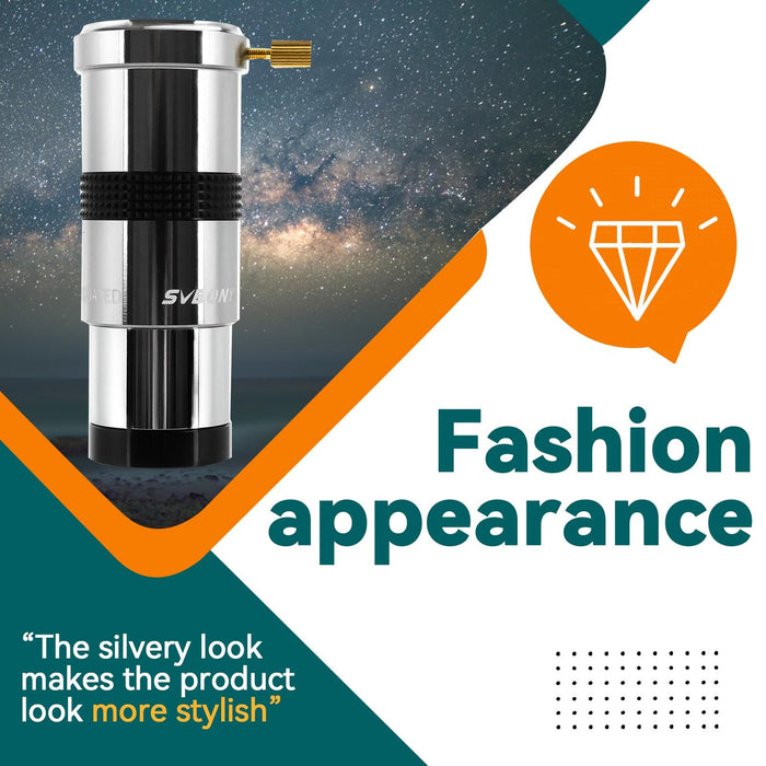 1.25 Inch 3X Magnifier Non-M42 Screw Version Without T-Port