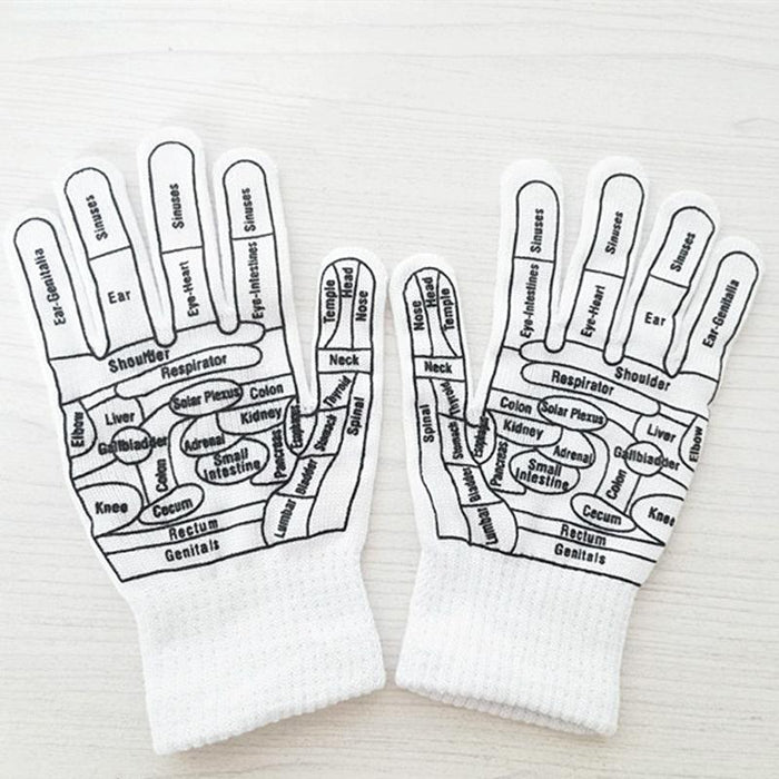 Acupressure Hand Massage Gloves For Reflexology & Physical Therapy Size: Average