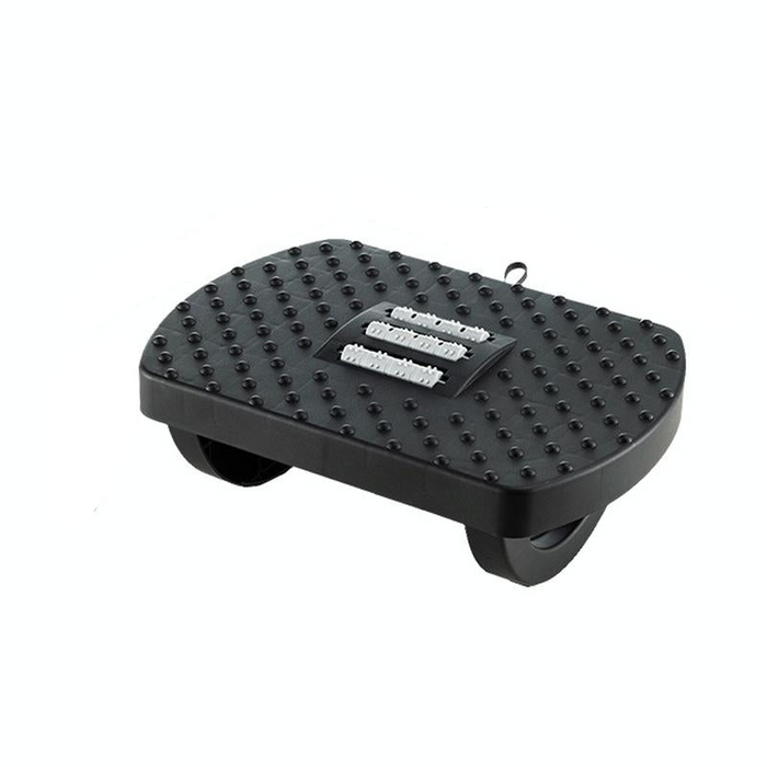 180 Degree Swing Footstool With Handle Black