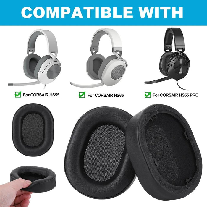Hs55 / Hs55 Pro / Hs65 Headphone Leather Sponge Cover 1 Pair